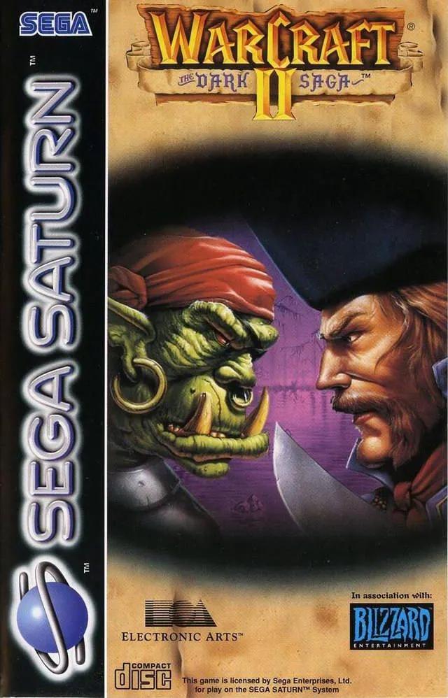 Game | Sega Saturn | Warcraft II: The Dark Saga Physical Video Games Game Sega
