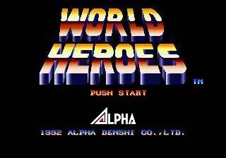 Game | SNK Neo Geo AES | World Heroes NGH-053 Physical Video Games Game SNK