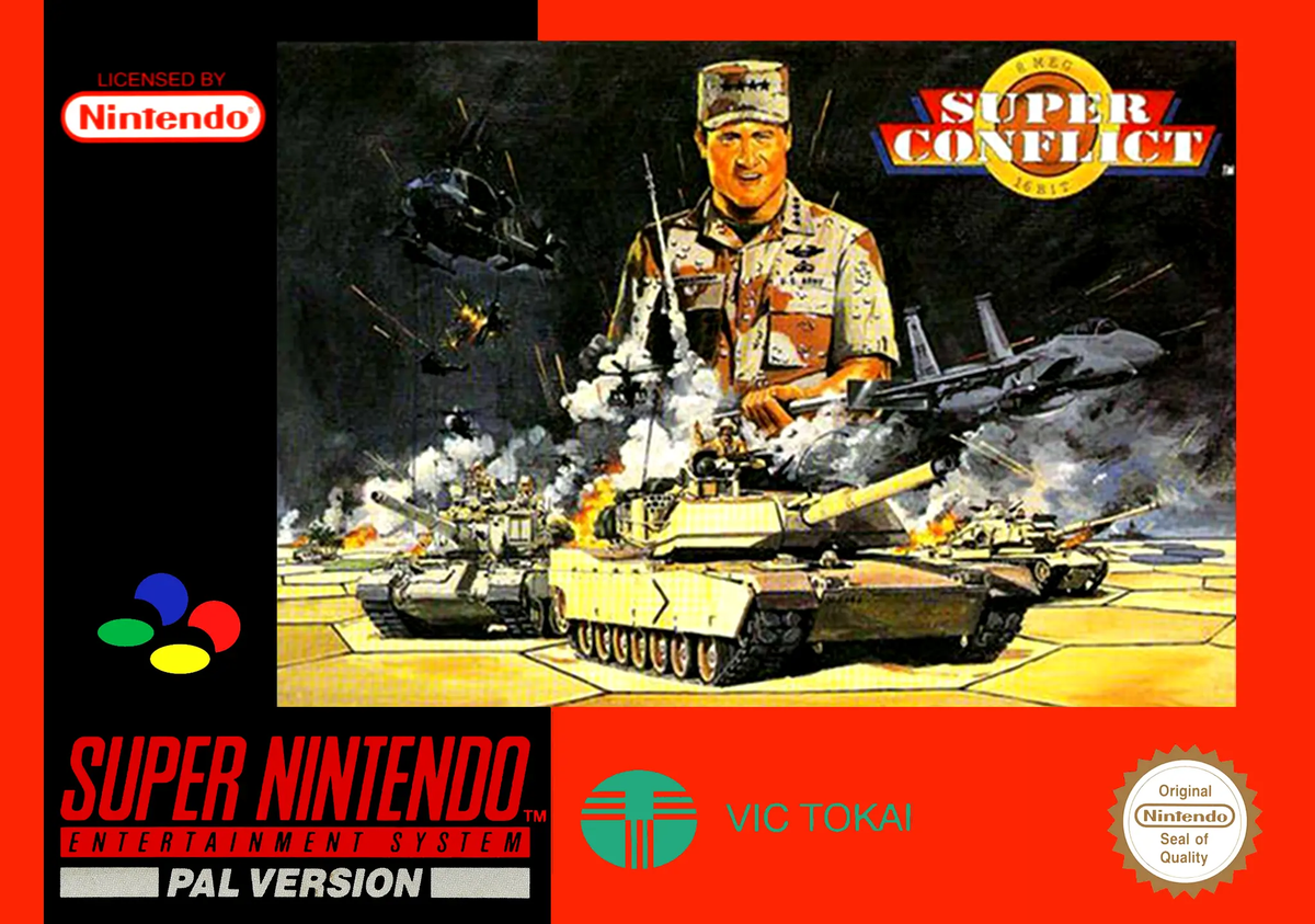 Game | Super Nintendo SNES | Super Conflict Physical Video Games Game Nintendo