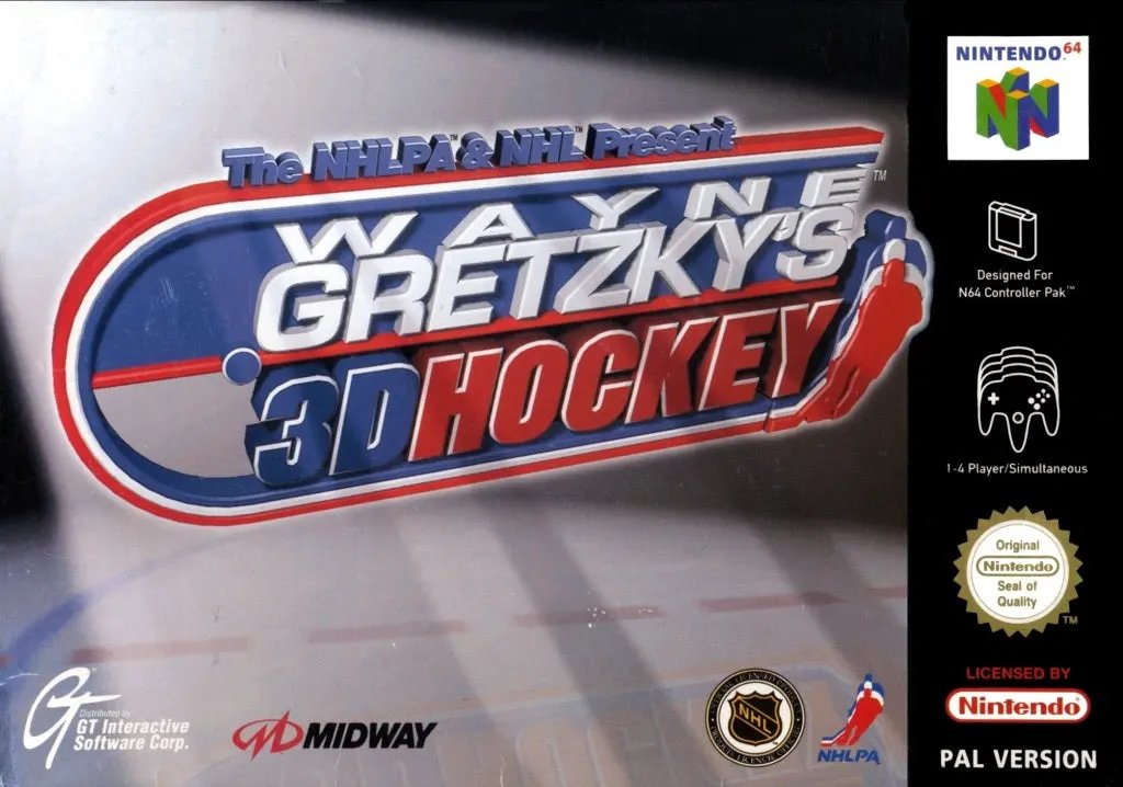 Game | Nintendo N64 | Wayne Gretzky's 3D Hockey Physical Video Games Game Nintendo