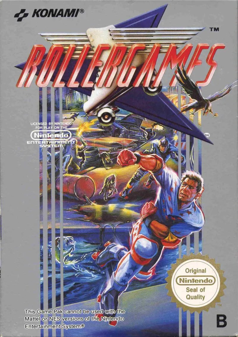 Game | Nintendo NES | RollerGames Physical Video Games Game Nintendo
