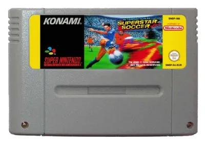 Game | Super Nintendo SNES | International Superstar Soccer Physical Video Games Game Nintendo