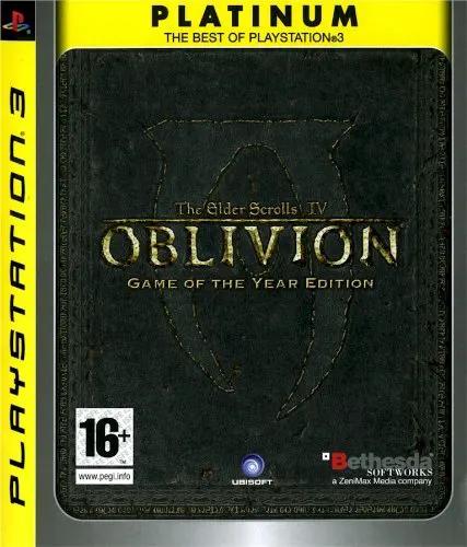 Game | Sony PlayStation PS3 | Elder Scrolls IV: Oblivion (Game Of The Year) (Platinum) Physical Video Games Game Sony
