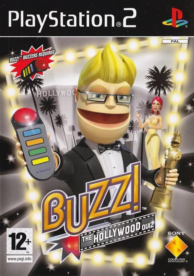 Game | Sony PlayStation PS2 | Buzz!: Hollywood Quiz Physical Video Games Game Sony