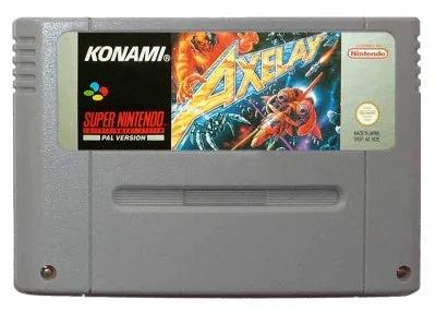 Game | Super Nintendo SNES | Axelay Physical Video Games Game Nintendo