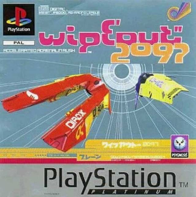 Game Sony PlayStation PS1 Wipeout 2097 (Platinum)