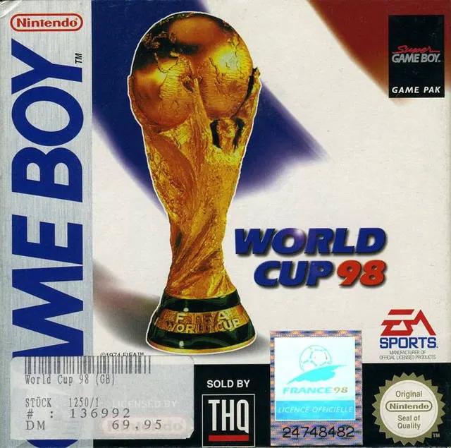 Game | Nintendo Game Boy GB | World Cup 98 Physical Video Games Game Nintendo