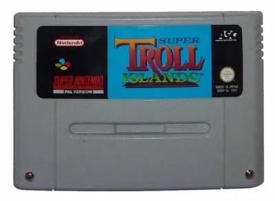 Game | Super Nintendo SNES | Super Troll Islands Physical Video Games Game Nintendo