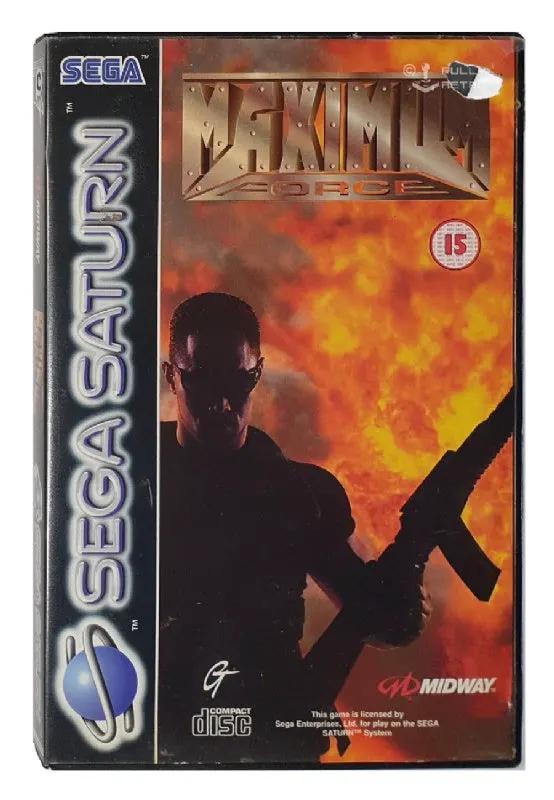 Game | Sega Saturn | Maximum Force Physical Video Games Game Sega