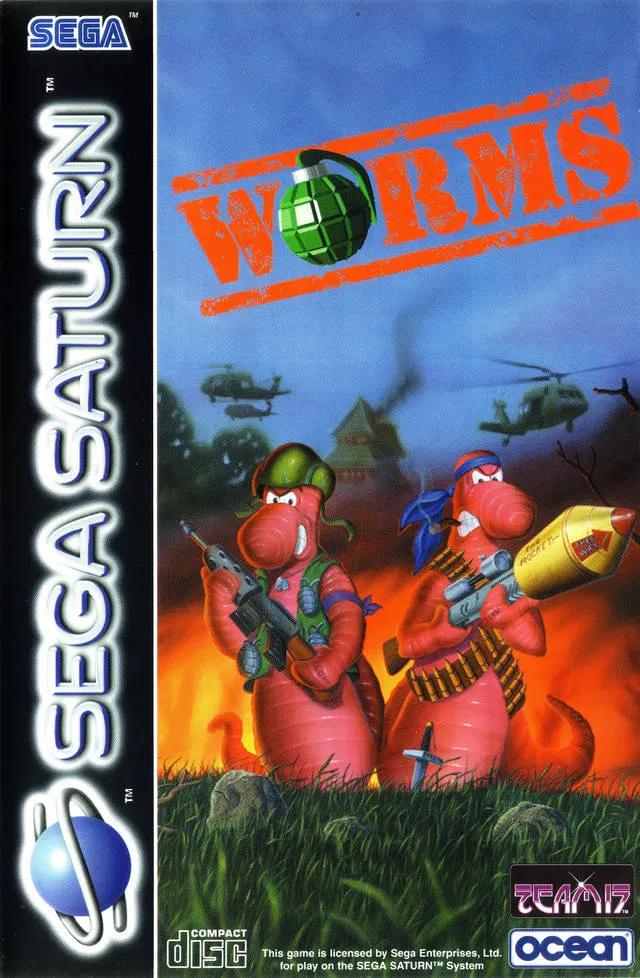 Game | Sega Saturn | Worms Physical Video Games Game Sega