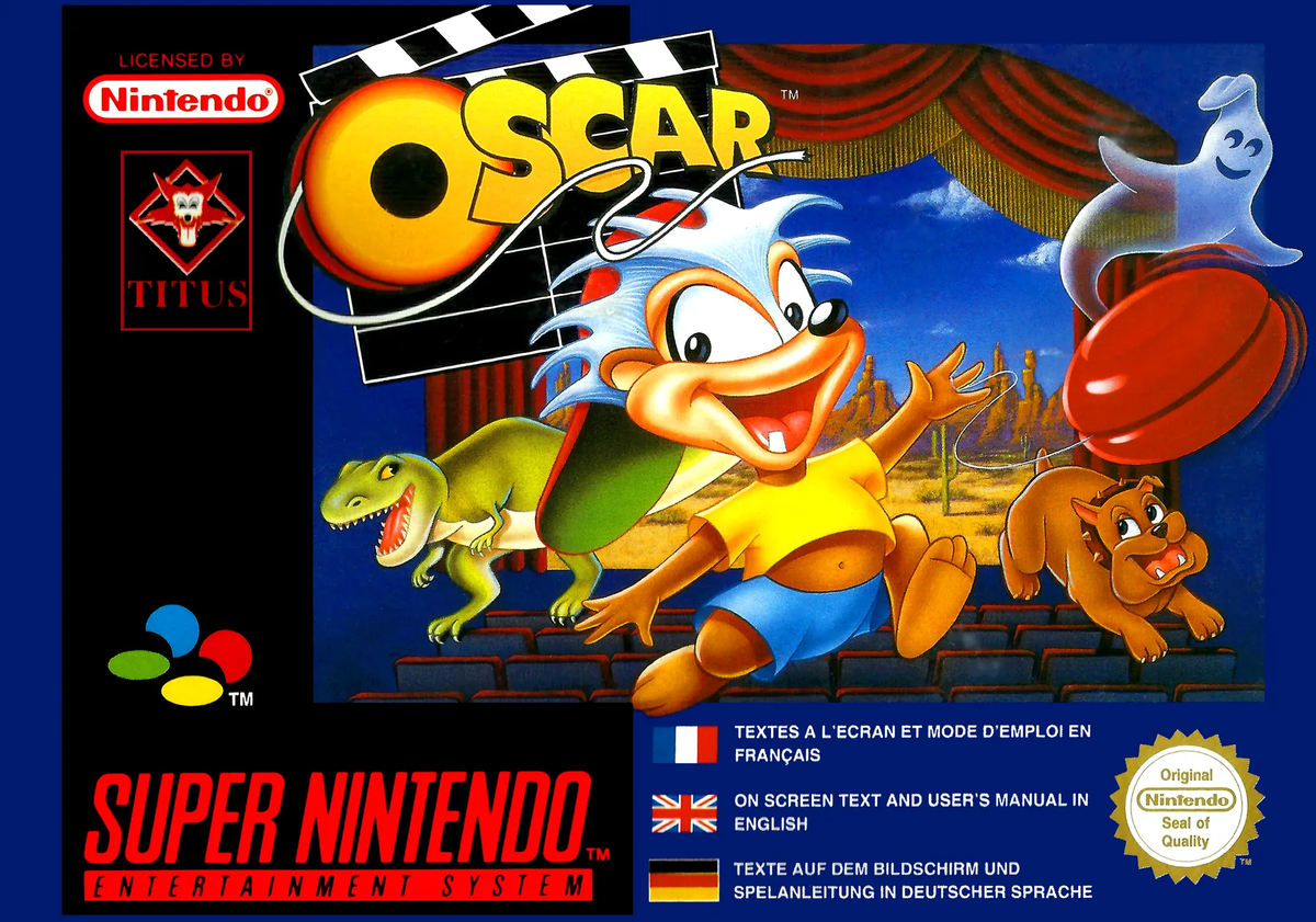 Game | Super Nintendo SNES | Oscar Physical Video Games Game Nintendo
