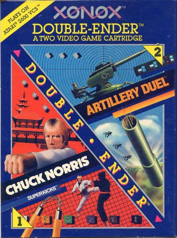 Game | Atari 2600 | Artillery Duel & Chuck Norris Superkicks Physical Video Games Game Atari