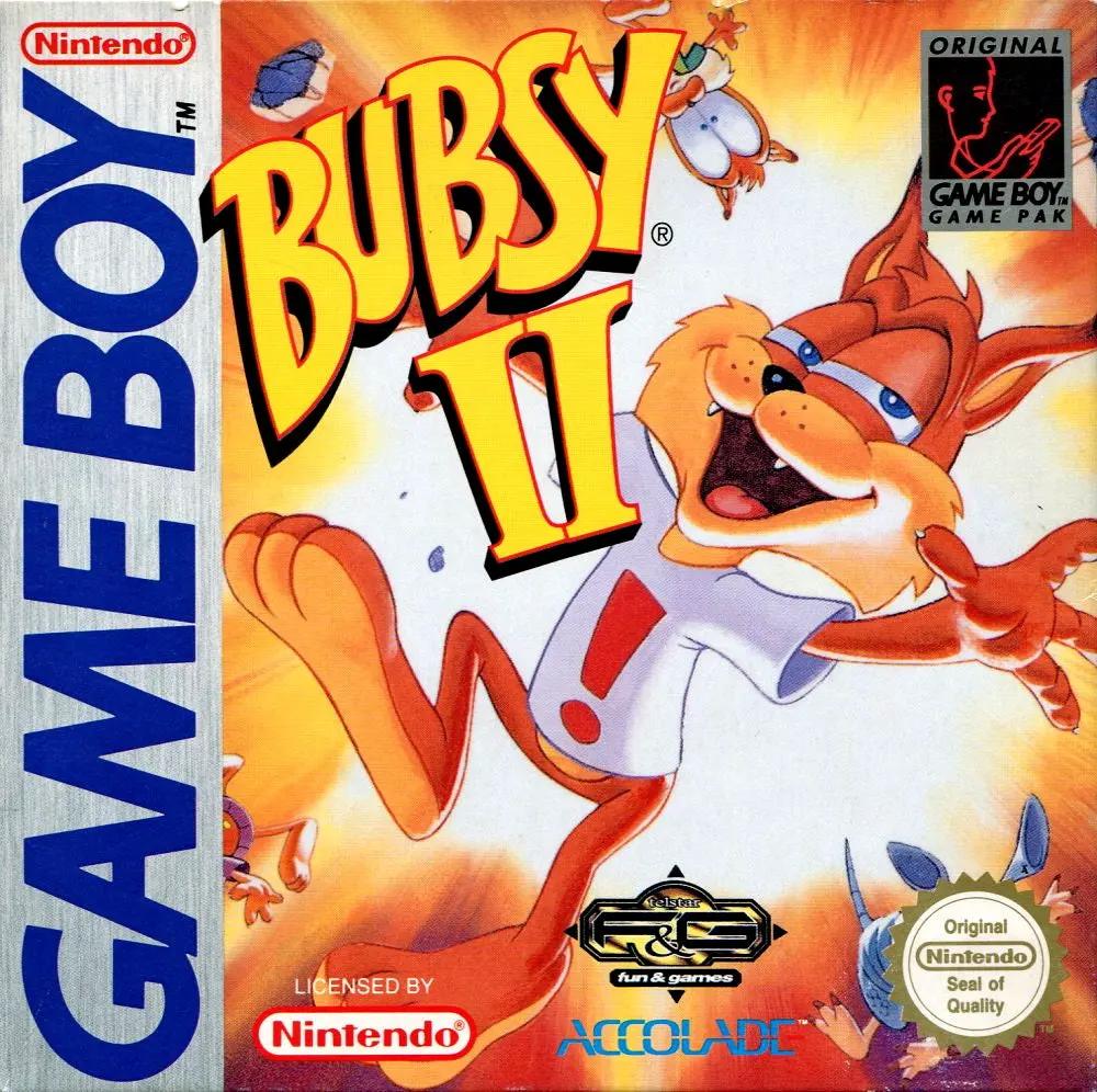 Game | Nintendo Game Boy GB | Bubsy II Physical Video Games Game Nintendo