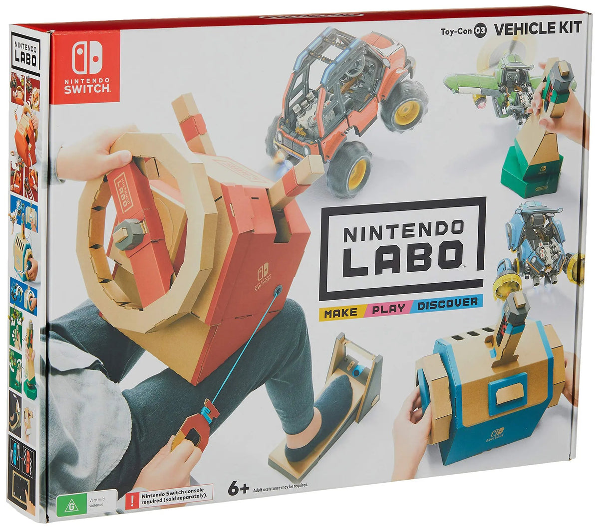 Accessory | Nintendo Switch | New Nintendo Labo Toy-Con 03 Vehicle Kit Home Game Console Accessories Accessory Nintendo