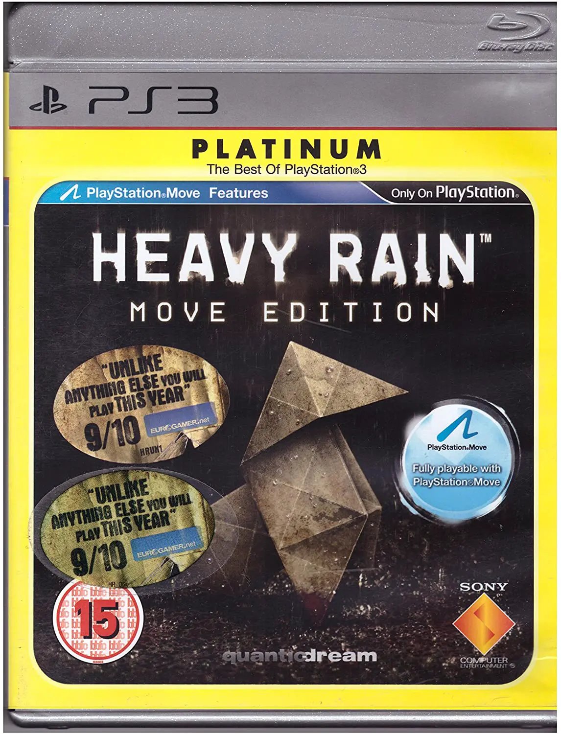 Game | Sony PlayStation PS3 | Heavy Rain Move Edition (Platinum) Physical Video Games Game Sony