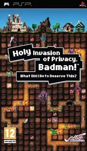 Game | Sony PSP | Holy Invasion Of Privacy, Badman Physical Video Games Game Sony