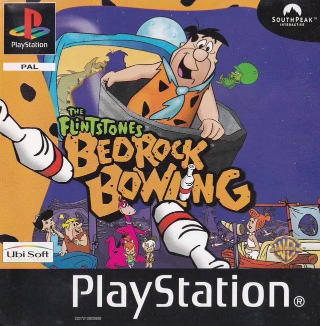 Game | Sony PlayStation PS1 | The Flintstones Bedrock Bowling Physical Video Games Game Sony
