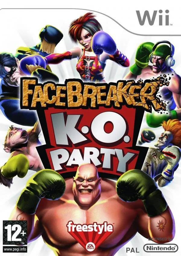 Game | Nintendo Wii | FaceBreaker K.O. Party Physical Video Games Game Nintendo