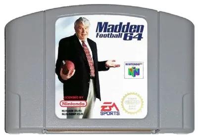 Game | Nintendo N64 | Madden Football 64 Physical Video Games Game Nintendo