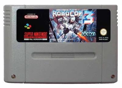Game | Super Nintendo SNES | RoboCop 3 Physical Video Games Game Nintendo
