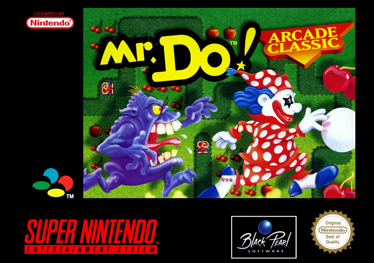 Game | Super Nintendo SNES | Mr. Do! Physical Video Games Game Nintendo