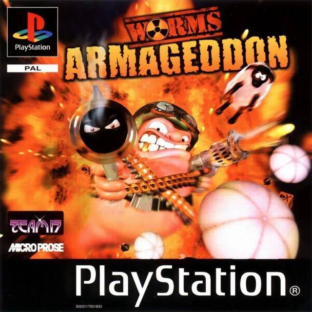 Game | Sony PlayStation PS1 | Worms Armageddon Physical Video Games Game Sony