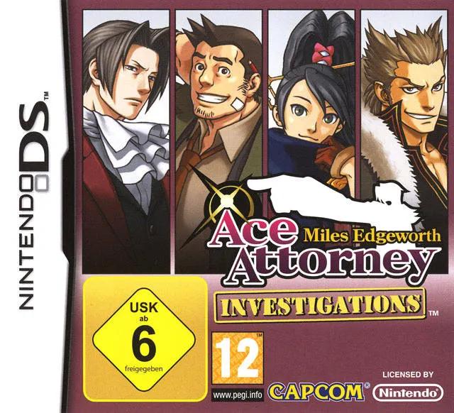 Game | Nintendo DS | Ace Attorney Investigations: Miles Edgeworth Physical Video Games Game Nintendo