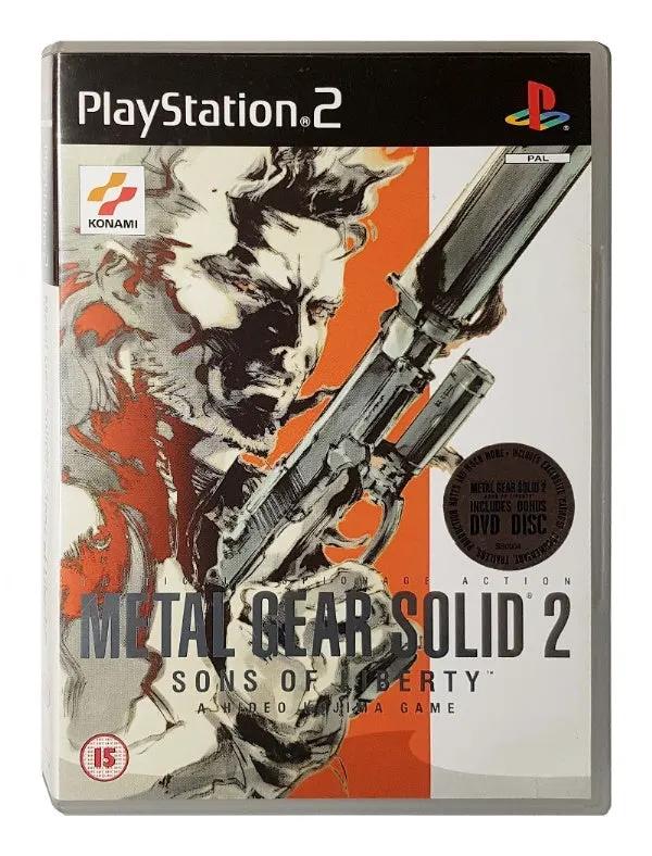 Game | Sony PlayStation PS2 | Metal Gear Solid 2: Sons of Liberty Physical Video Games Game Sony