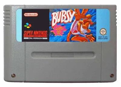 Game | Super Nintendo SNES | Bubsy Physical Video Games Game Nintendo