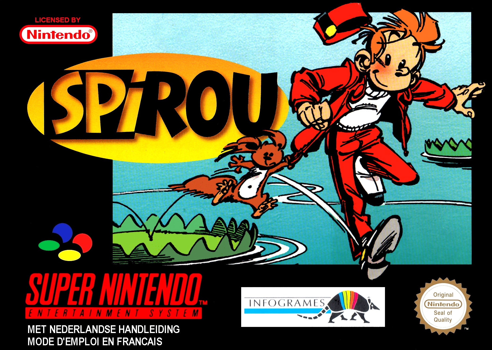Game | Super Nintendo SNES | Spirou