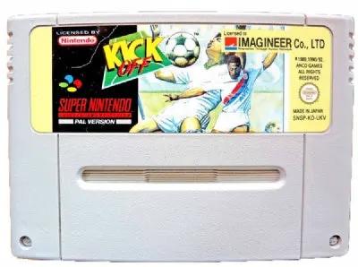 Game | Super Nintendo SNES | Kick Off Physical Video Games Game Nintendo
