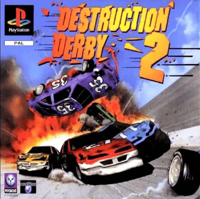Game | Sony PlayStation PS1 | Destruction Derby 2 Physical Video Games Game Sony