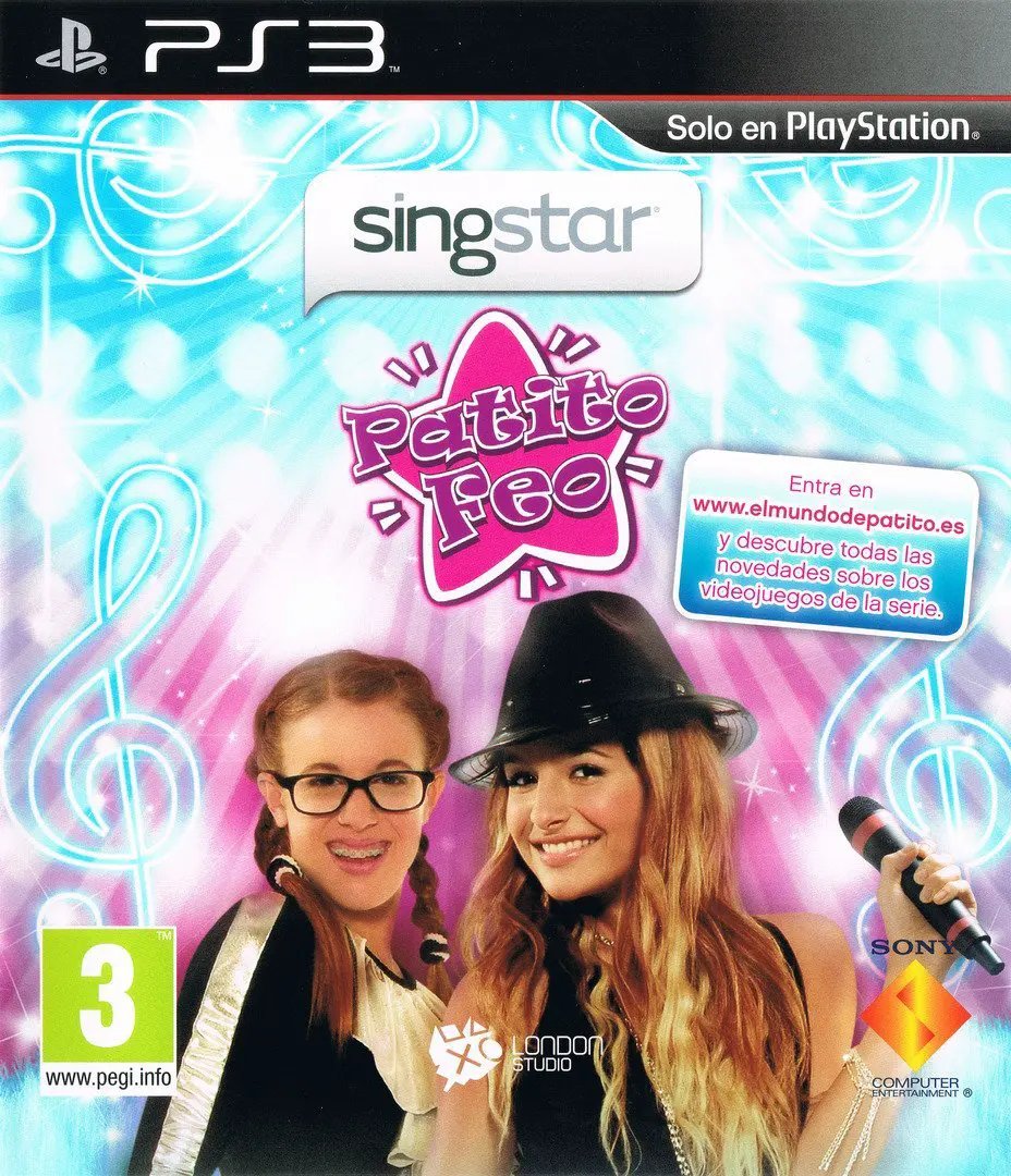 Game | Sony PlayStation PS3 | SingStar Patito Feo Physical Video Games Game Sony