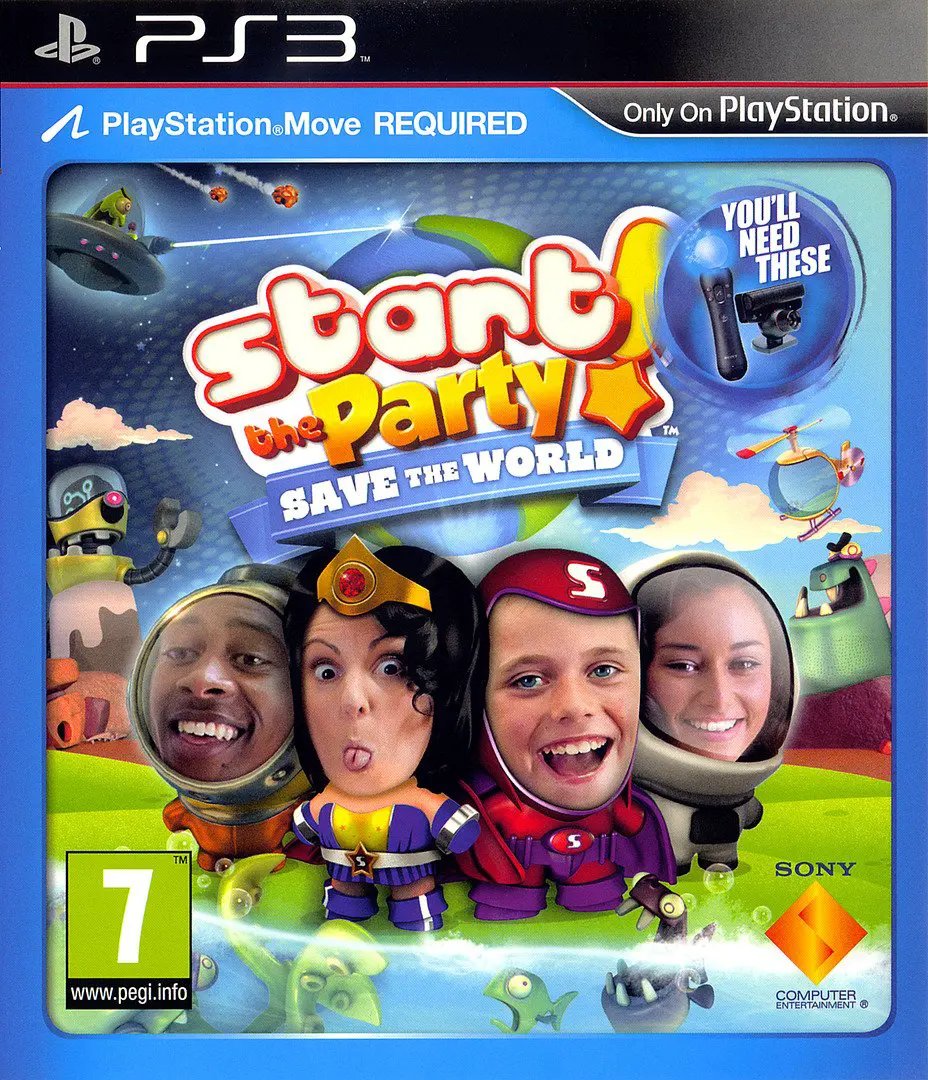 Game | Sony PlayStation PS3 | Start The Party: Save The World Physical Video Games Game Sony