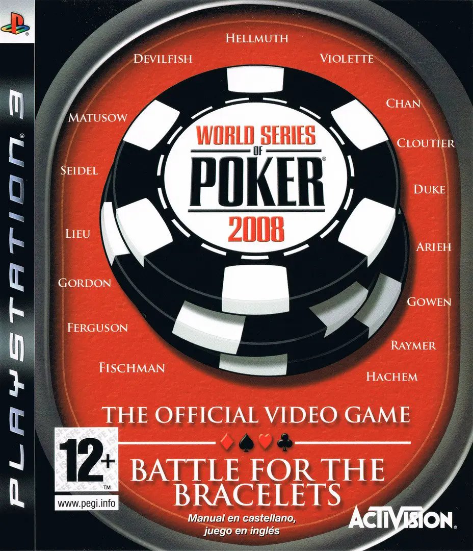 Game | Sony PlayStation PS3 | World Series Of Poker 2008: Battle For The Bracelets Physical Video Games Game Sony