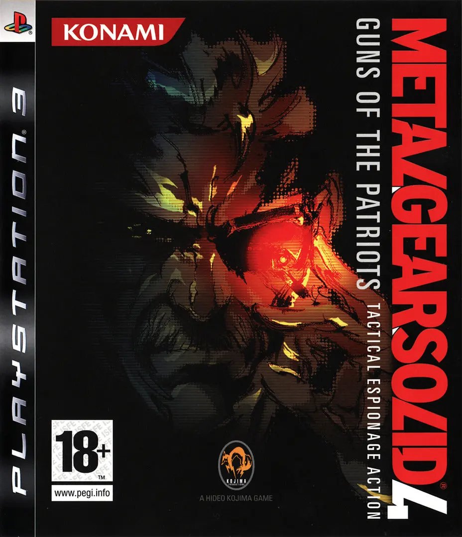 Game | Sony PlayStation PS3 | Metal Gear Solid 4: Guns Of The Patriots Physical Video Games Game Sony