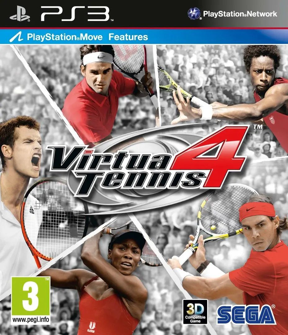Game | Sony PlayStation PS3 | Virtua Tennis 4 Physical Video Games Game Sony