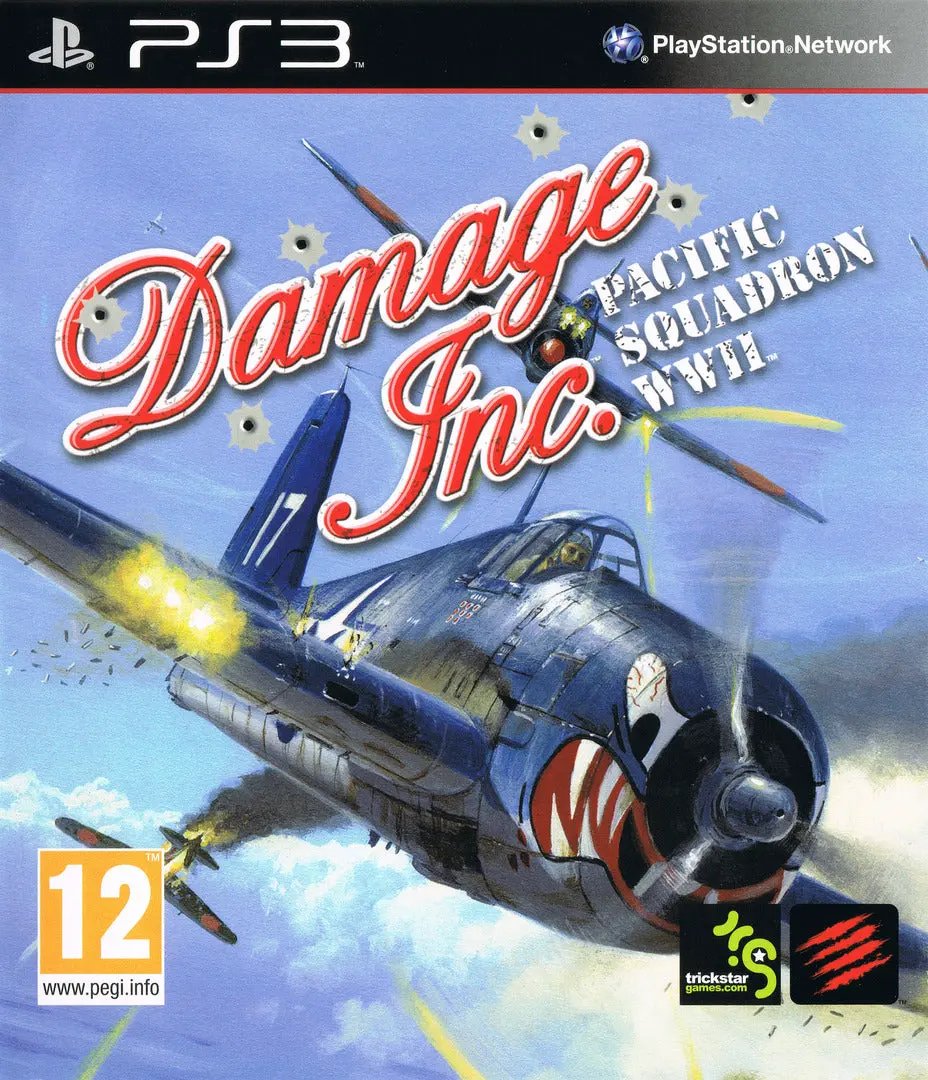 Game | Sony PlayStation PS3 | Damage Inc. Pacific Squadron WWII Physical Video Games Game Sony