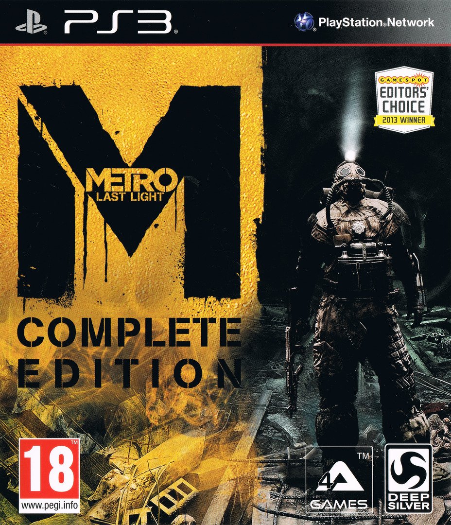 Game | Sony PlayStation PS3 | Metro Last Light (Complete Edition)