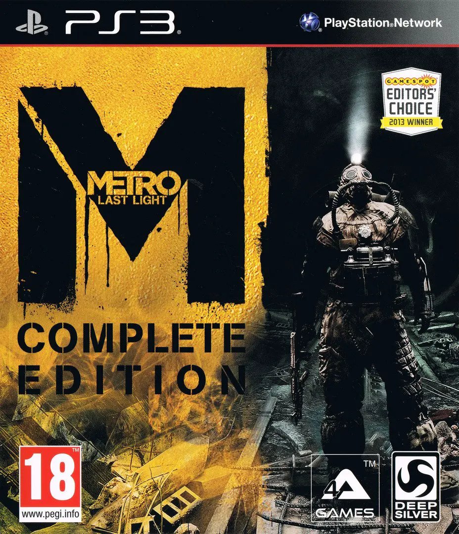 Game | Sony PlayStation PS3 | Metro Last Light (Complete Edition) Physical Video Games Game Sony