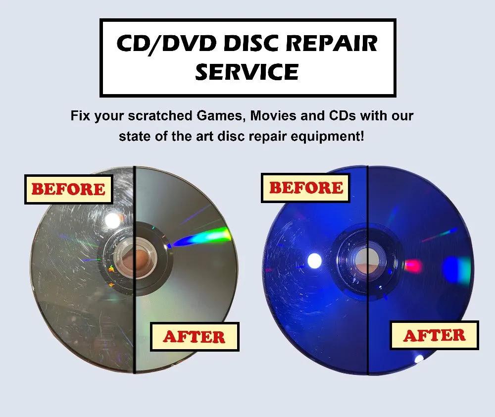 Service Repair | Game Disc Resurfacing Scratch Removal Buffing CD DVD BR Video Game Software Mods and Service RetroSales.com.au