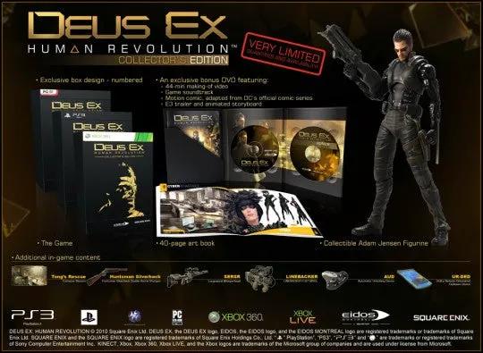 Game | Sony PlayStation PS3 | Deus Ex: Human Revolution (Collector's Edition) Physical Video Games Game Sony