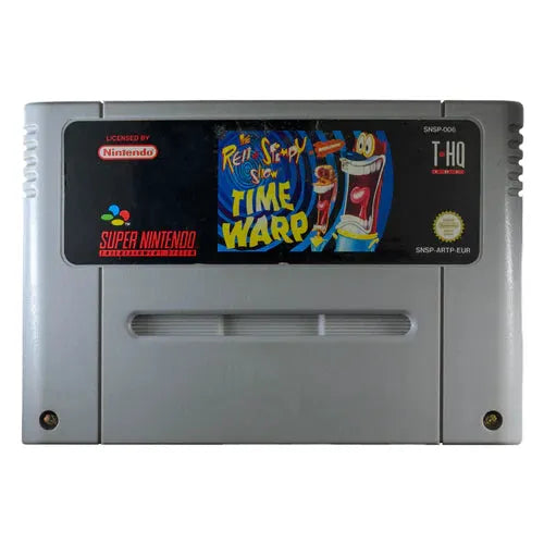 Game | Super Nintendo SNES | The Ren And Stimpy Show Time Warp Physical Video Games Game Nintendo