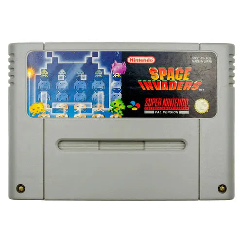 Game | Super Nintendo SNES | Space Invaders Physical Video Games Game Nintendo