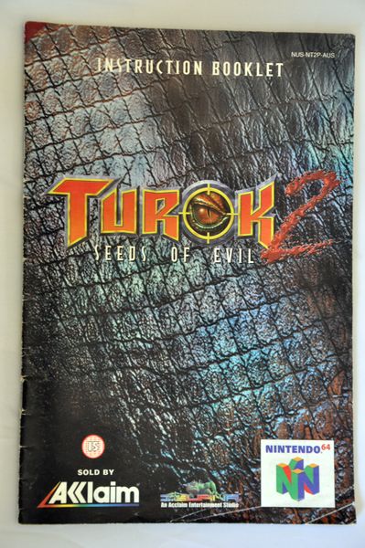 Manual | Nintendo N64 | Replacement Instruction Manuals Book
