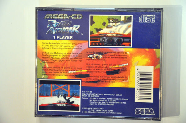 Game | Sega Mega CD | Road Avenger