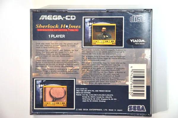 Game | Sega Mega CD | Sherlock Holmes Consulting Detective Vol II Physical Video Games Game Sega