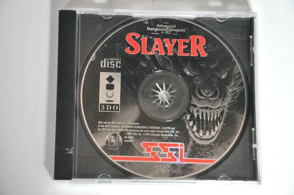 Game | 3DO | Slayer Physical Video Games Game Panasonic