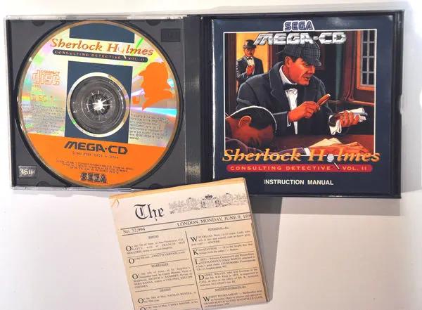 Game | Sega Mega CD | Sherlock Holmes Consulting Detective Vol II Physical Video Games Game Sega