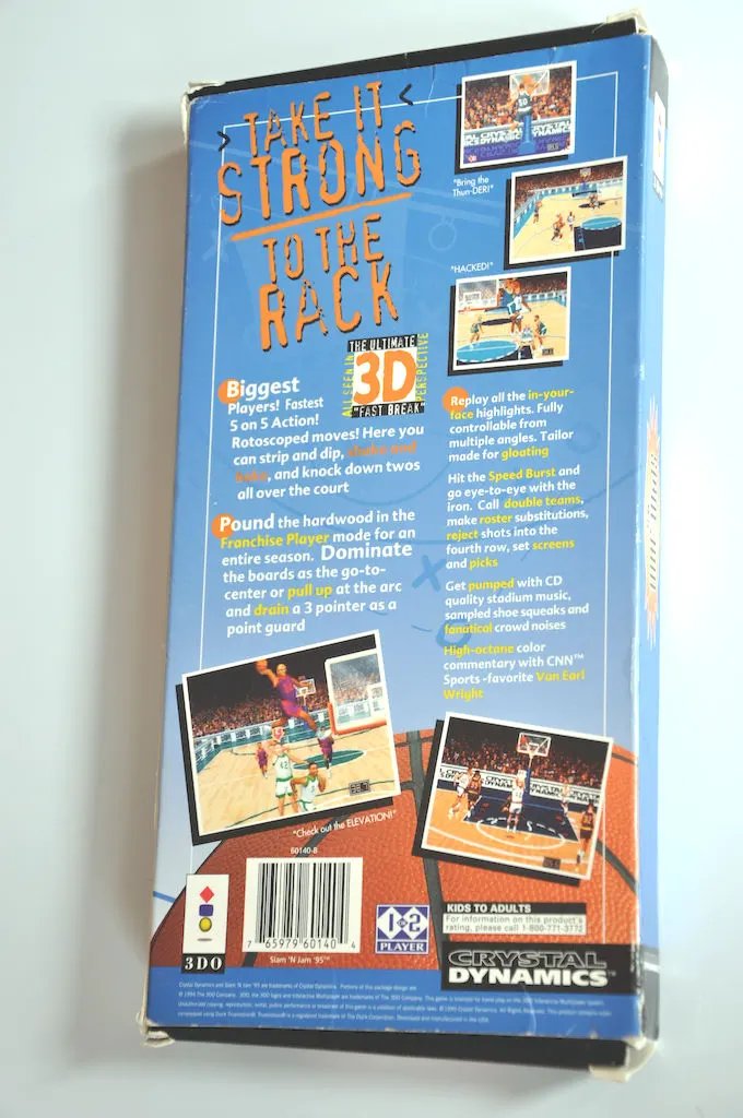 Game | 3DO | Slam n Jam 95 Physical Video Games Game Panasonic
